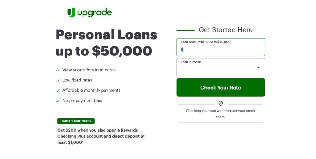 Upgrade Personal Loans Review